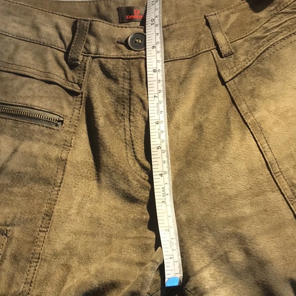 DANIER WASHABLE SUEDE, LINED, 5 POCKET, WIDE LEG, VINTAGE PANT - Picture 10 of 11